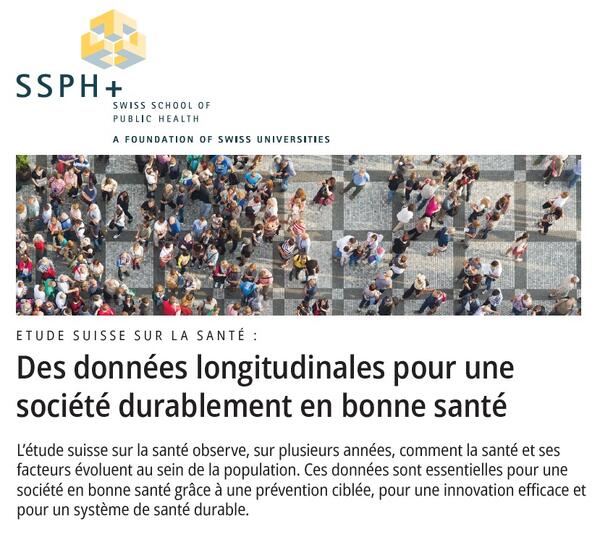 Dépliant sur la Cohorte Suisse et la Biobanque (FR)